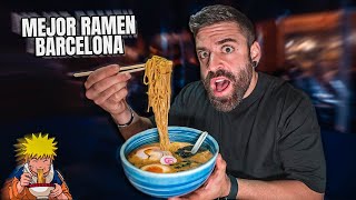 COMIENDO el MEJOR RAMEN de BARCELONA y DE MI VIDA 🍜 RamenYa Hiro [upl. by Shewchuk578]