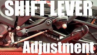 How to adjust your motorcycle shift lever  easy  Take 2 [upl. by Dachi958]