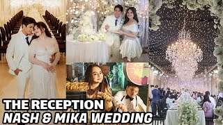 GRAND WEDDING RECEPTION sa KASAL nina Nash Aguas and Mika Dela Cruz Wedding [upl. by Nalahs]