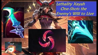 I Went Lethality Xayah for the 1st Time and ONESHOT My Opponents Hopes amp Dreams  League of Legends [upl. by Itirahc]