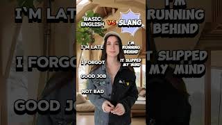 Basic English VS Slang learningenglish learnenglish englishvocabulary englishteacher [upl. by Ahsilla]