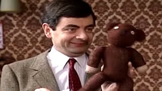 Teddy as a Paintbrush  Mr Bean Official [upl. by Ehtylb226]