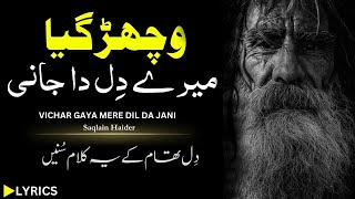 Vichar Gya Mere Dil Da Jani  Sufi Kalam  Saqlain Haider [upl. by Cheyne205]