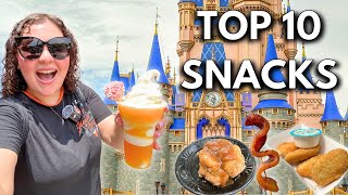 TOP 10 Most Unique Snacks at Magic Kingdom  Walt Disney World Food Guide [upl. by Idola]