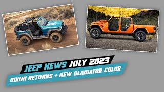 2 Jeep Colors Announced For Wrangler amp Gladiator  Jeep News July [upl. by Emerick]