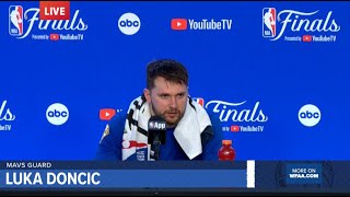 NBA Finals postgame interviews Celtics Mavericks hold press conferences after Boston wins title [upl. by Isolde]