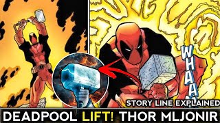 Deadpool LIFT Thor Hammer  Story Line  Explained in Hindi [upl. by Ermentrude]