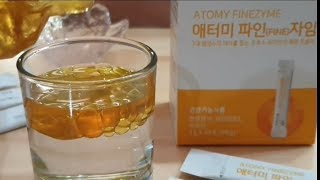 Take Atomy Finezyme after eating fatty foods see what happened [upl. by Zzabahs]