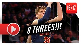 Kyle Korver Full Highlights vs Pacers 20170208  29 Pts 8 Threes ON FIRE [upl. by Antonetta]