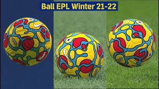 Update Ball EPL Nike Flight Winter 20212022 For PES 2017 [upl. by Kcirtap988]