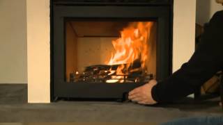 How to light your fireplace insert  Contura [upl. by Amleht795]