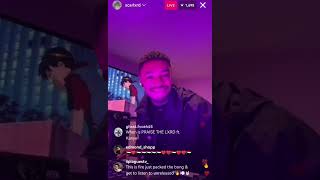 Scarlxrd  full IG live 11082023 [upl. by Drucill456]