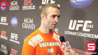 UFC 141  Jacob Volkmann postfight interview [upl. by Ellenej]