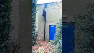 Parkour Climbing Up Building In Derbyshire [upl. by Selokcin]