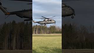 Sound on🔊 German Air Force CH53GA performing a 360 [upl. by Silletram142]