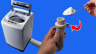 Washing machine repairman hides this from us Pour this powder into the pipe and amazing results [upl. by Crescint]