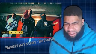 Horrid1 x Sav’O x Chinx  Too Gangsta Music Video  GRM Daily Squeeze Reaction [upl. by Allbee]