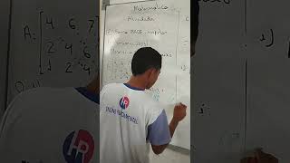 Matrizes e Determinantes matemática matematicafacil [upl. by Lesab879]