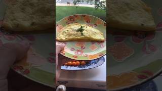 Prosciutto parmesan chive omelette 👌 [upl. by Nnav]