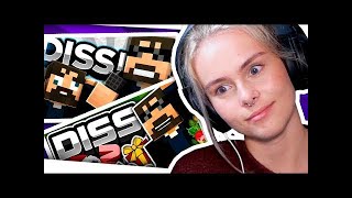 THEA REACTS TO SSUNDEES DISS TRACKS AGAINST CRAINER gaming minecraft lover viral funny love [upl. by Sewole]