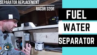 Replacing My FuelWater Separator Racor 320R Filter Maintenance Vlog [upl. by Romain]