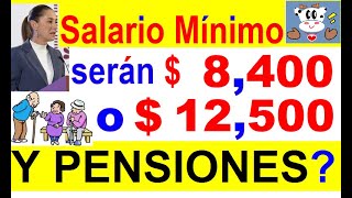 AUMENTO SALARIO MINIMO  8400 0  125000 PARA 2025 PENSIONES BENEFICIADAS Y PENSION BIENESTAR [upl. by Elletnohs]