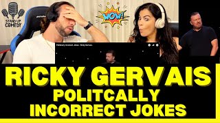 Ricky Gervais Politically Incorrect Jokes Reaction Video  RICKY TOOK ONE JOKE TOO FAR IN THIS ONE [upl. by Erdnaet]