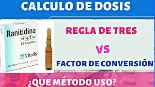 Cálculo de Dosis Fácil en Ampollas IM  Regla de Tres vs Factor de Conversión [upl. by Bratton]