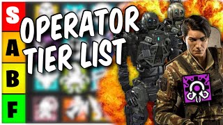 Official Operator Tier List For Operation Twin Shells Y9S3  Rainbow Six Siege 2024 [upl. by Queridas]