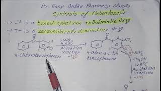 Mebendazole synthesis and uses Anthelmintic drug Medicinal chemistry [upl. by Ready145]