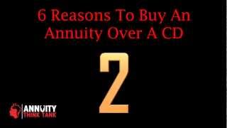 6 Reasons To Buy An Annuity Over A CD [upl. by Meyer]