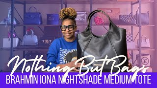 Unboxing the Brahmin Iona Nightshade Medium Tote brahminbag [upl. by Sibley]