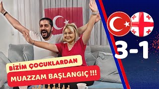 1 ÇİFT TARAFTAR TÜRKİYE 31 GÜRCİSTAN MAÇINA TEPKİ [upl. by Alyda]