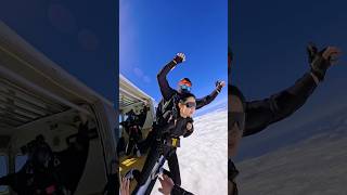 Brave people enjoy the world first paragliding skydiving adventure top shorts skydive status [upl. by Anoi]