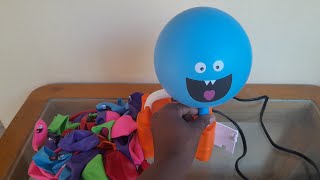 Blowing emoji balloons Inflate or Deflate [upl. by Yrhcaz616]