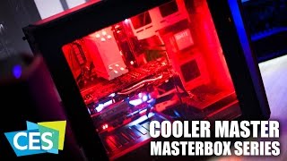 CES 2017 Cooler Master MasterBox Series [upl. by Ylicic445]