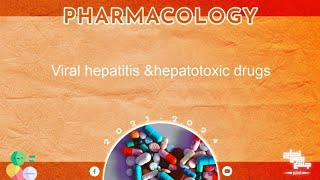 L viral hepatitis and hepatotoxic drugs BNU pharmacology [upl. by Thain447]