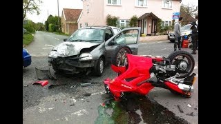 MOTORCYCLE CRASHES ON THE ROAD 🔥 BIKER CRASHING HARD \ COMPILATION Ep 18 [upl. by Yank]