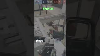 Frost 3 kills on bank rainbowsixsiege r6siege shorts [upl. by Faletti]