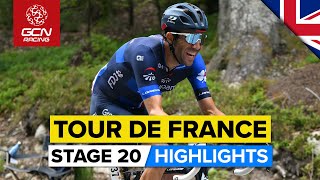 Final Chance For Some In Last Mountain Test  Tour De France 2023 Highlights  Stage 20 [upl. by Neetsyrk]