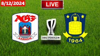 AGF vs Brøndby  DBU Pokalen  Live Match Score HD 2024 [upl. by Athalee]