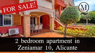 2 bedroom apartment FOR SALE in Zeniamar 10 Alicante Spain SOLD [upl. by Ytsirhc657]