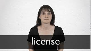 How to pronounce LICENSE in British English [upl. by O'Hara]