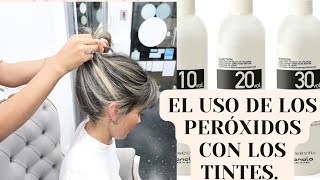 ¿Cómo usar correctamente los PERÓXIDOS o OXIDANTES en el cabello [upl. by Eseilanna]