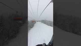 Okemo Mountain VT winter okemo insta360x3 ski snowboarding snow [upl. by Lissa]