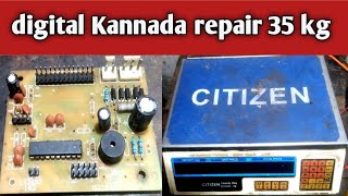 digital Kannada repair 35 kg40kg Computer weighing scale repair iqbal tech tv [upl. by Airtap]