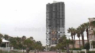 Ocean Tower  Controlled Demolition Inc [upl. by Arymat]