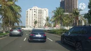 Cornish road 🛣️ Jeddah Saudi Arabia 🇸🇦 car drive video in Jeddah [upl. by Eustace]