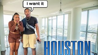 TOURING EXPENSIVE HIGH RISES IN HOUSTON 👀😍 [upl. by Amalle]