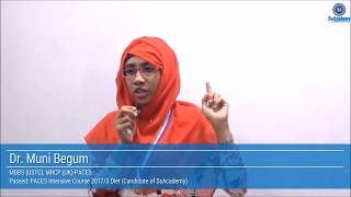 MRCP PACES Exam Experiences by Dr Muni Begum [upl. by Pincince]